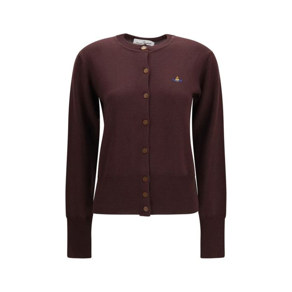 Vivienne Westwood Purple Wool Oves Aries Women's Cardigan